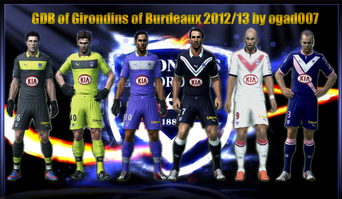 Girondins de Bordeaux 12/13 GDB Kits