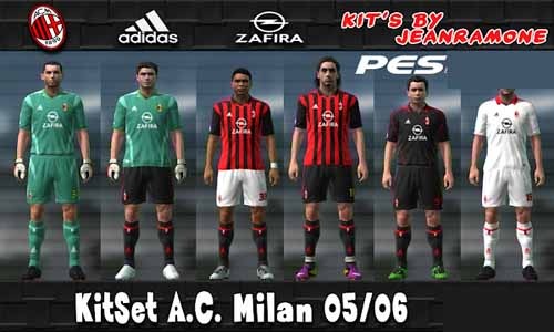 Kits A.C Milan 2005/06