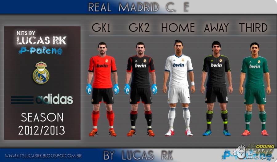 GDB Real Madrid 12/13 for PES 2012