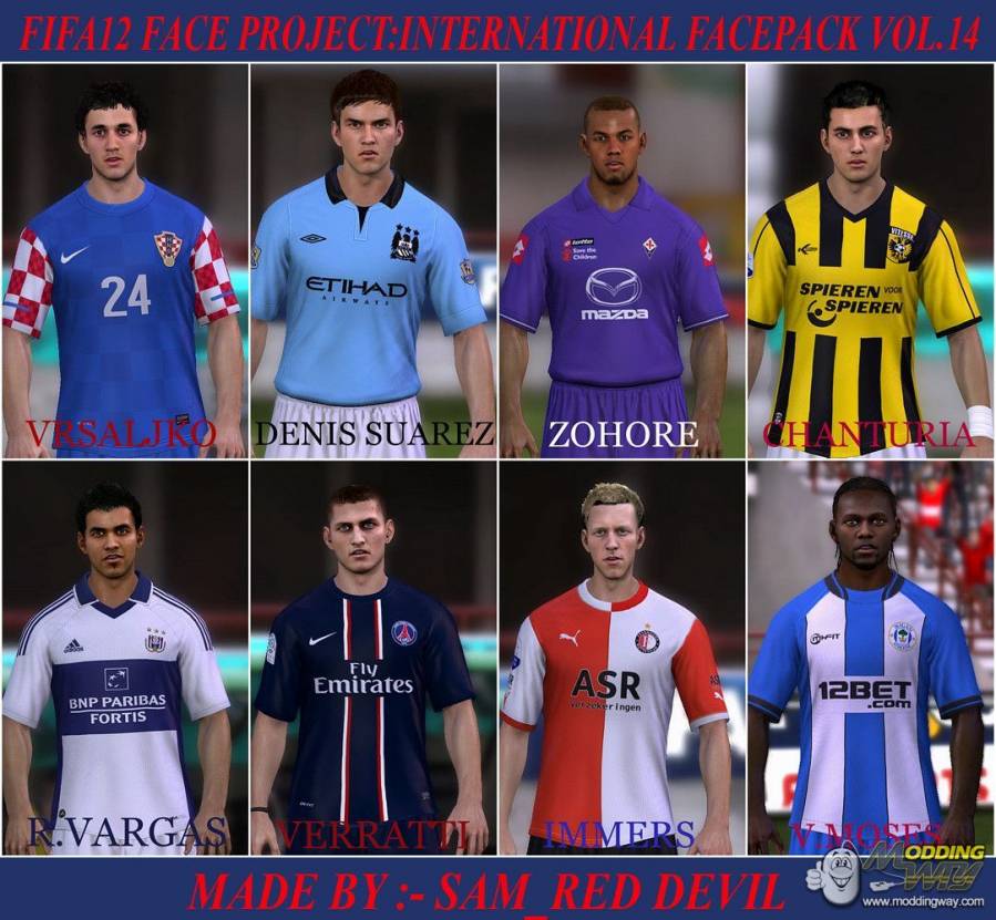 International Faces Pack VOL 14