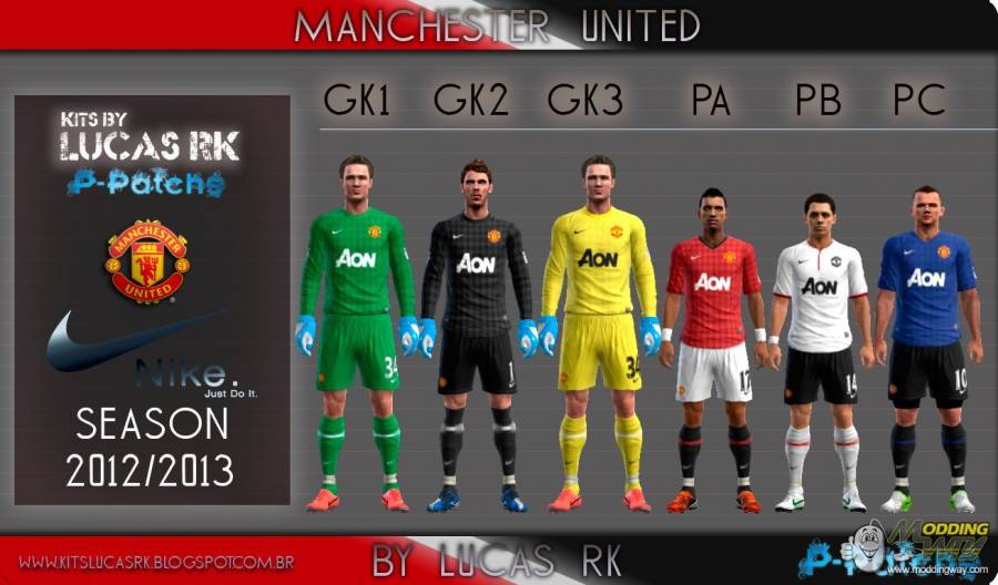 GDB Manchester United 12/13 for PES 2012