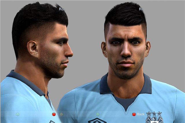 Sergio Agüero Face