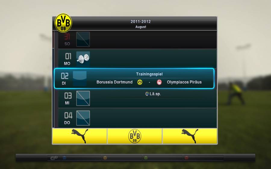 Calender Logos Borussia Dortmund