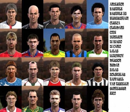 20 classic faces