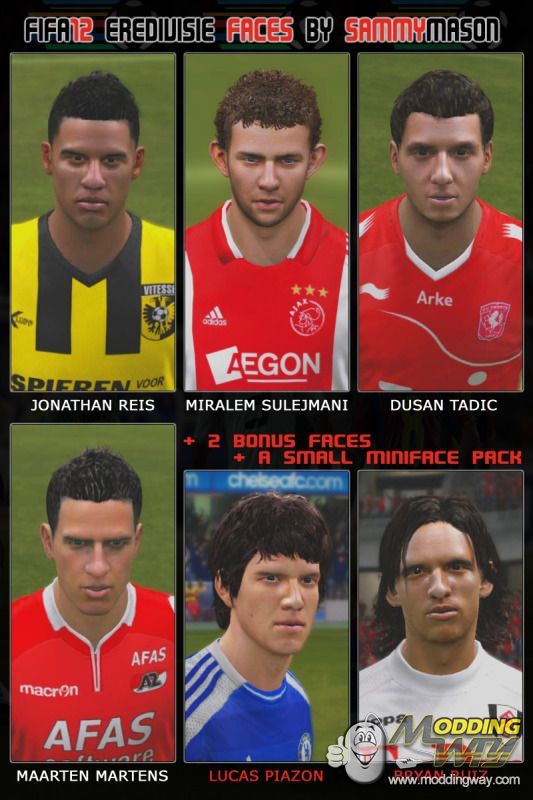 Eredivisie Facepack v.1