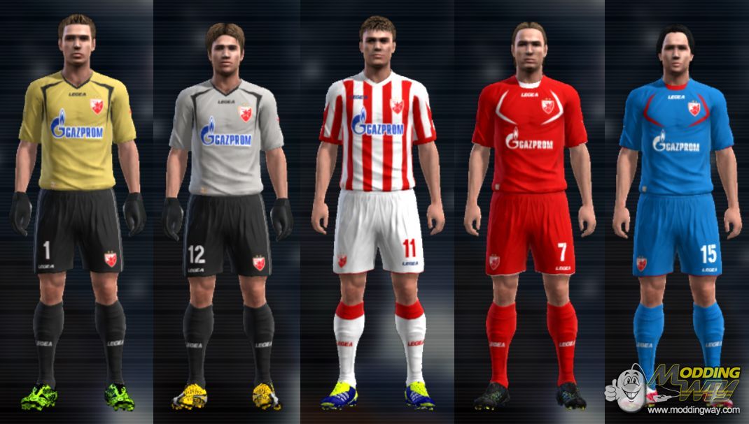 FK Crvena Zvezda Belgrade 12/13 GDB Kits