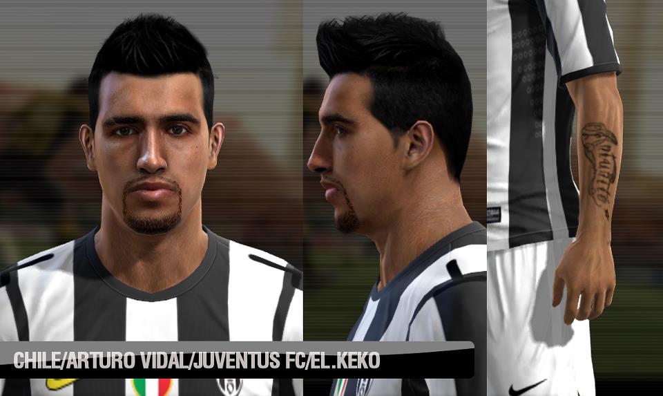 Arturo Vidal Face