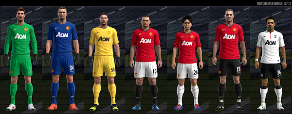 Kits Manchester United 2012/13 Update by Dark Nero