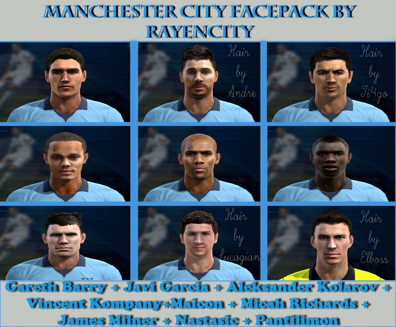Manchester City facepack