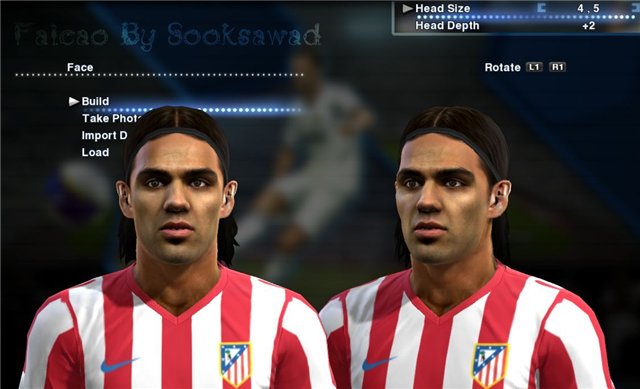 Radamel Falcao Face