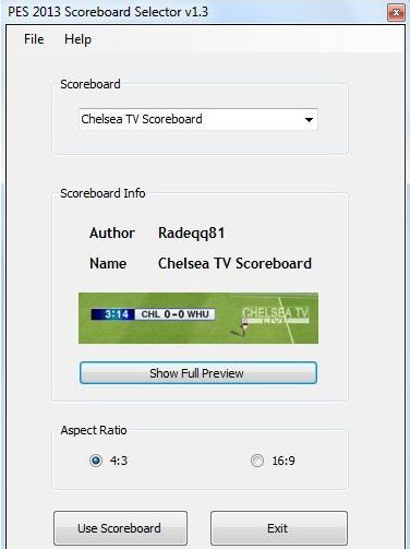 Scoreboard Selectorv1.3