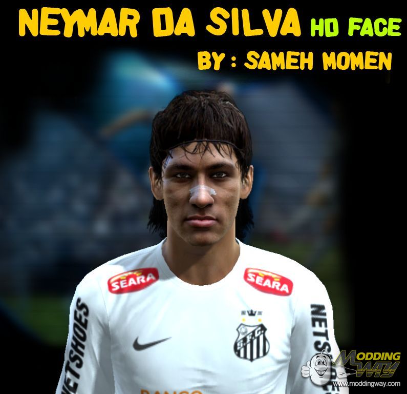 Neymar Da Silva face