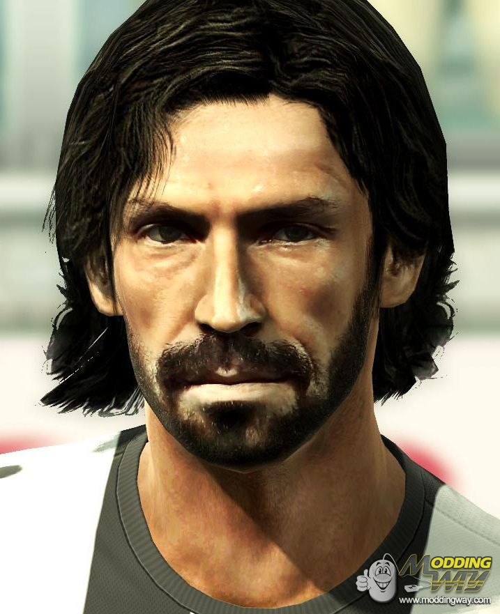 Andrea Pirlo Face