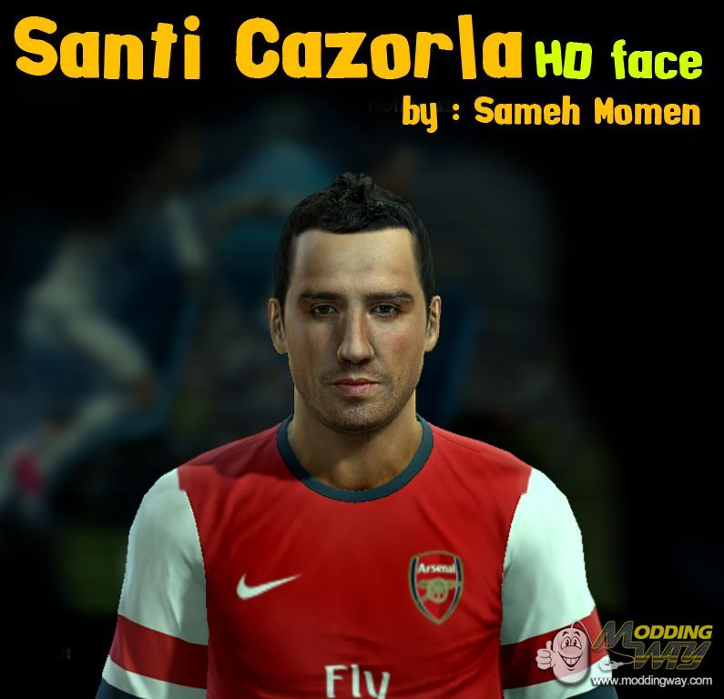 Santi Cazorla face