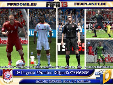 Kitpack Bayern Munich 2012/2013