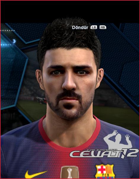 David Villa face