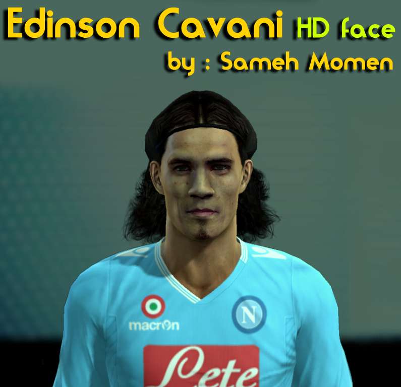 Edinson Cavani face