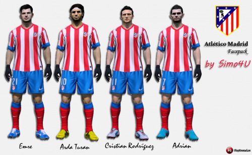 FIFA 13 "Atletico Madrid Face Pack"