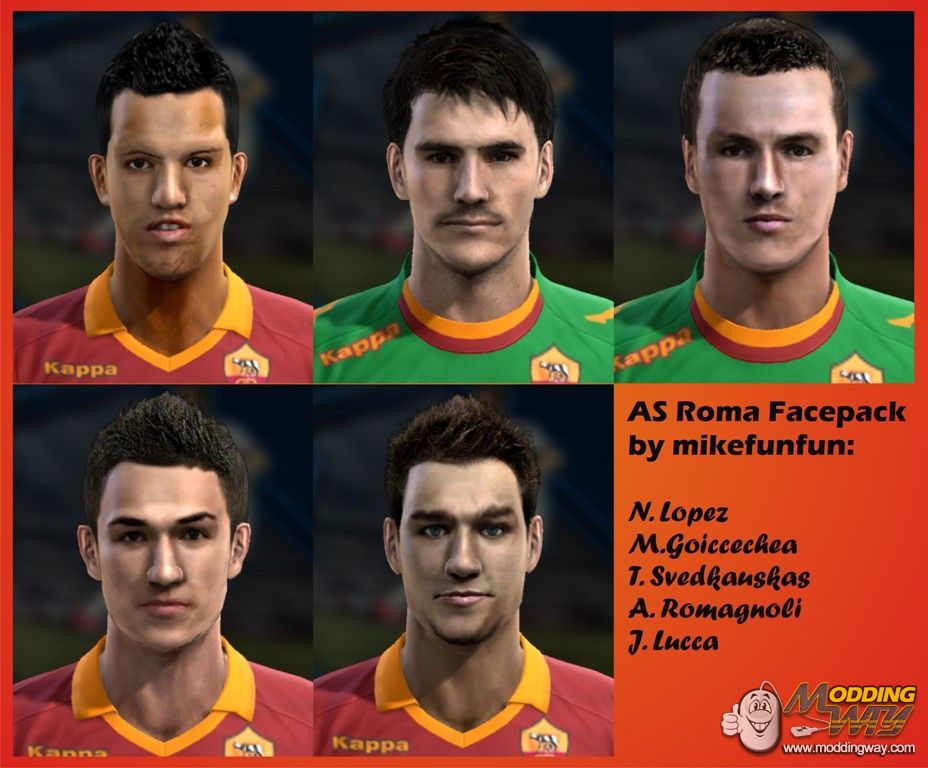 AS Roma Facepack