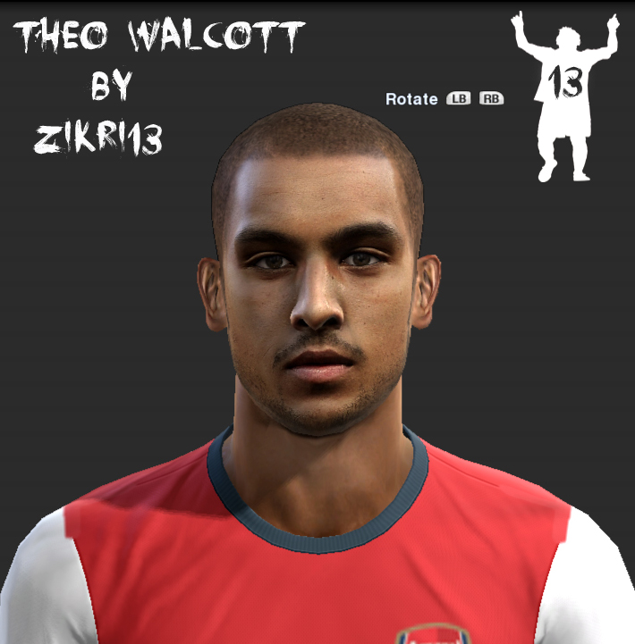 Theo Walcott Face