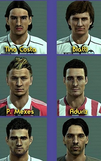 PES 2013 FACEPACK VOL.2