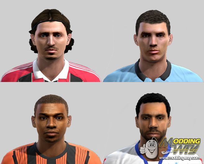 Пак лиц для PES 2013 ч.1