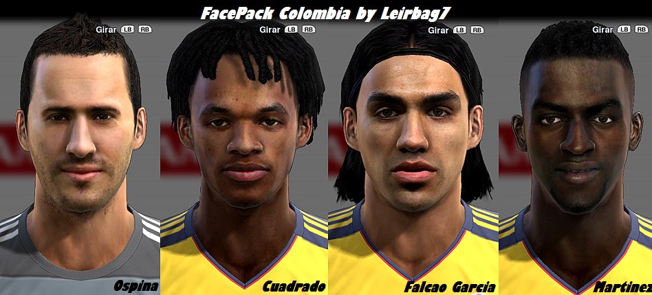 PES 2013 FacePack Colombia
