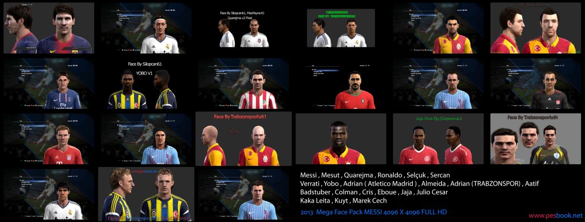 PES 2013 Facepack