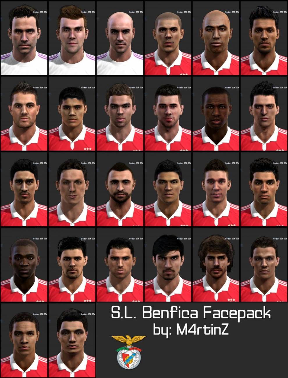 S.L. Benfica Facepack