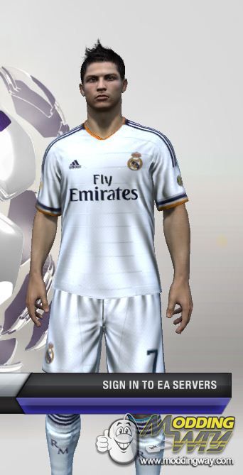 Real Madrid 13/14 home kit