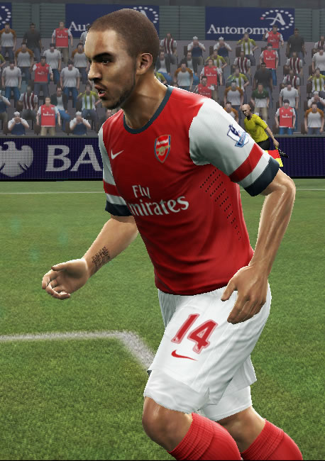 Theo Walcott Face