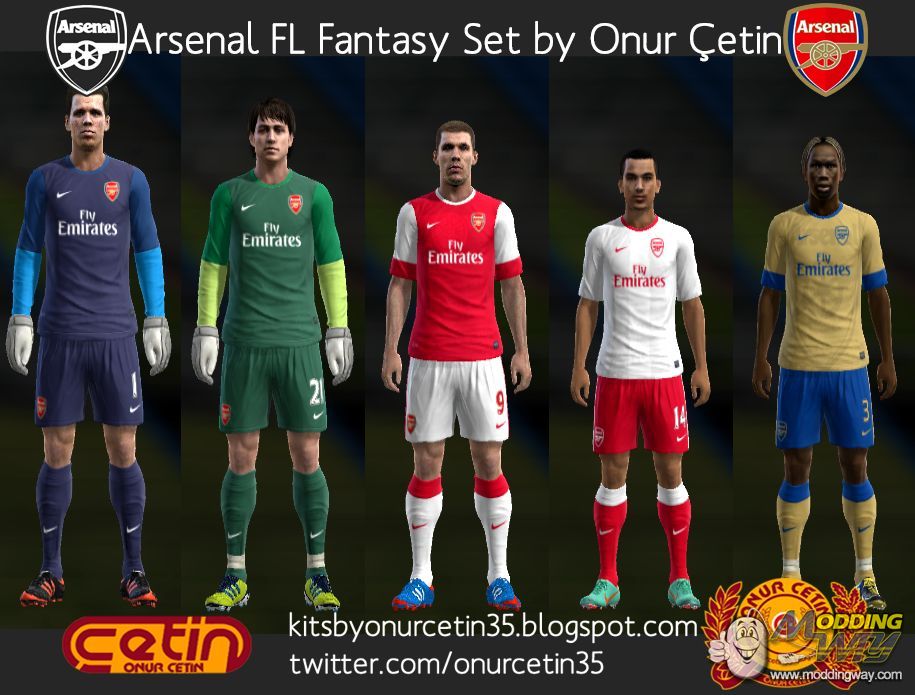 Arsenal Fantasy Kits