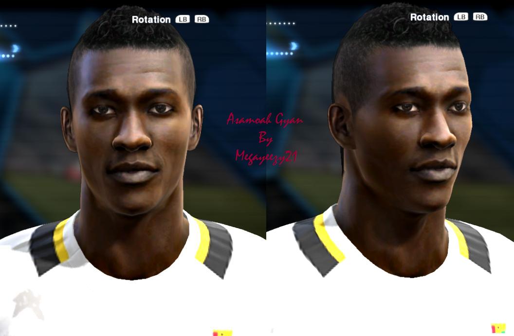 Asamoah Gyan Face