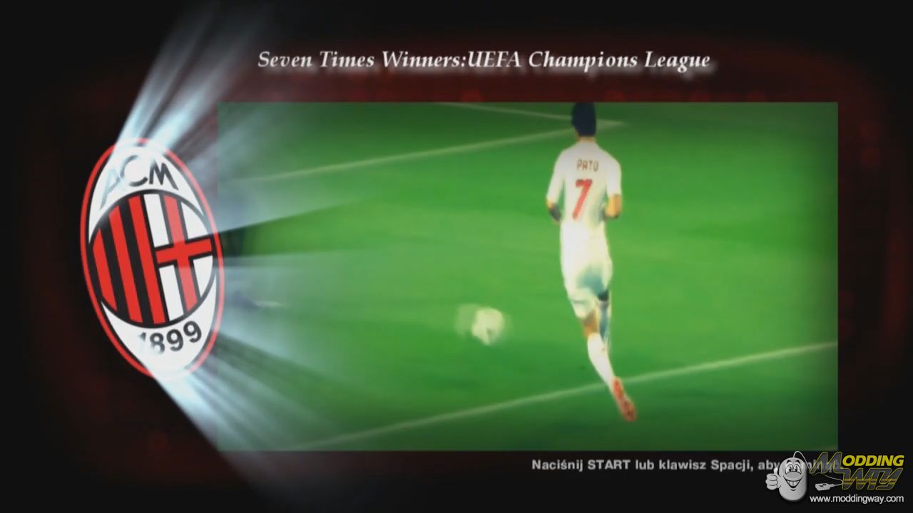 Новое интро для FIFA 13 с оформлением в стиле  AC Milan