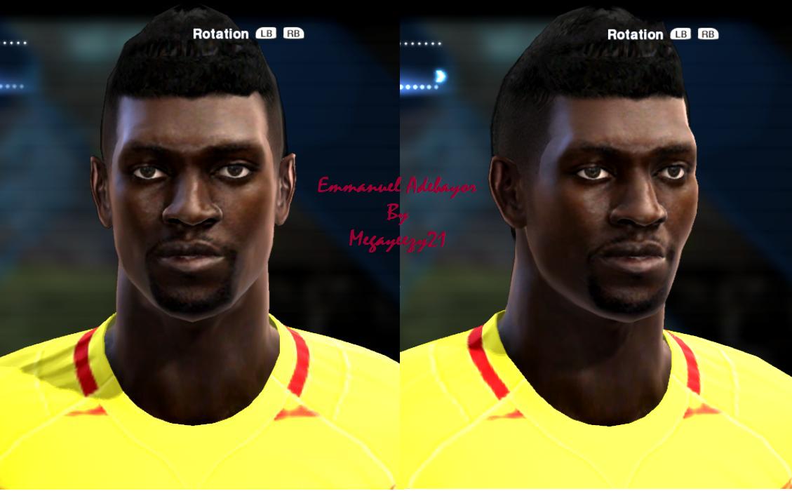 Adebayor Face