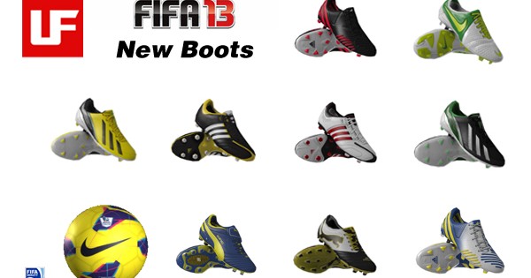 Большой пак бутс от мировых брендов ADIDAS и NIKE 32 пары в HD-качестве для FIFA 13