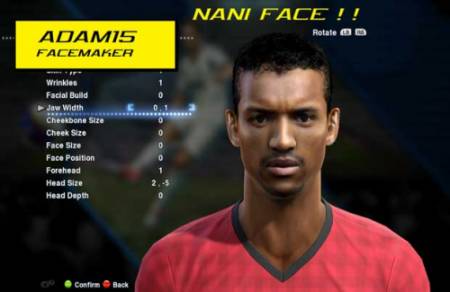 Nani face