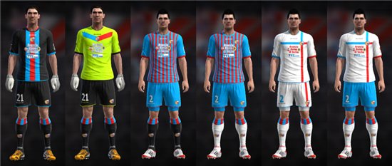 Catania Kits 2012/13