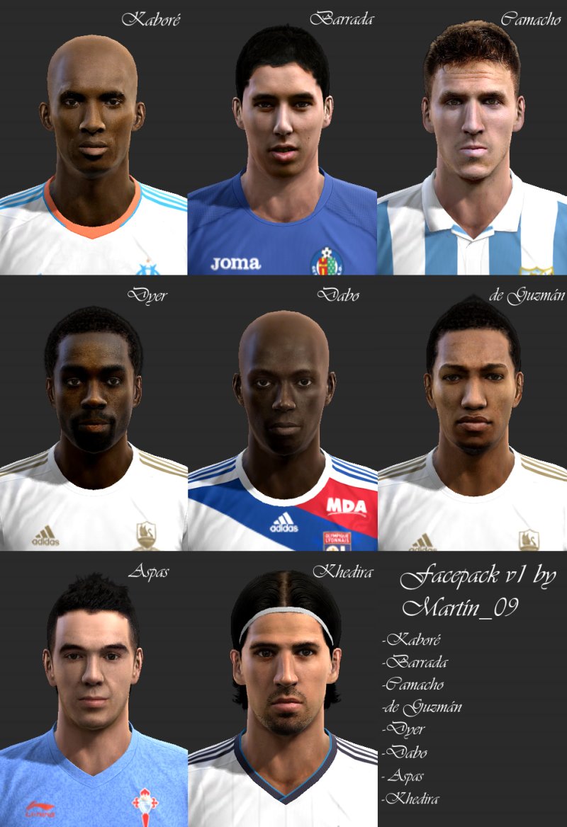PES 2013 Facepack vol.1