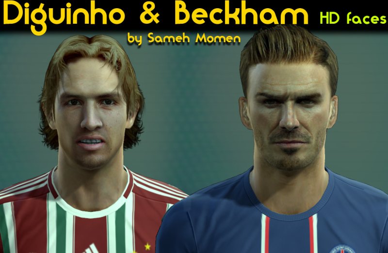 Diguinho & Beckham Faces