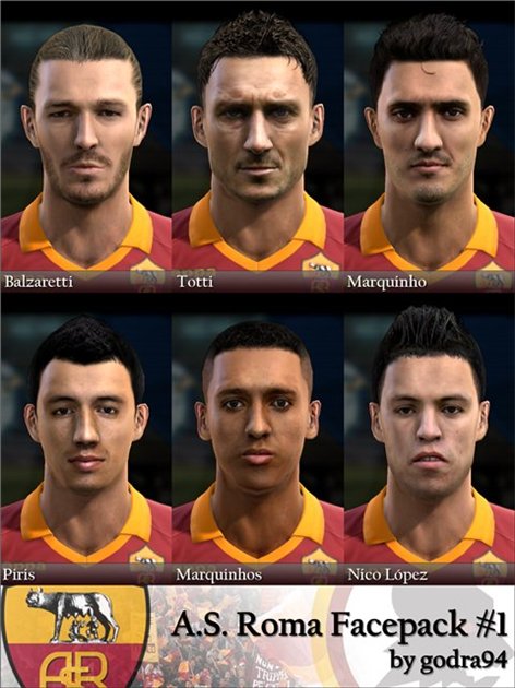 AS Roma Facepack #1