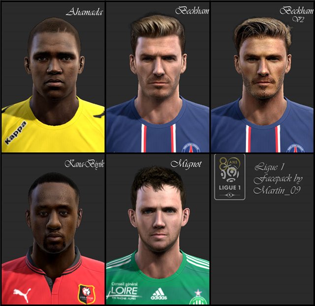 Facepack LIGUE 1 Vol1