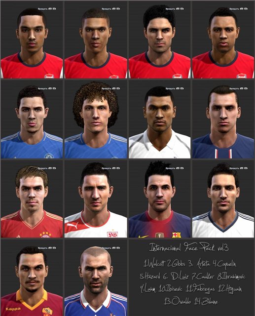 Internacional Face Pack vol.3