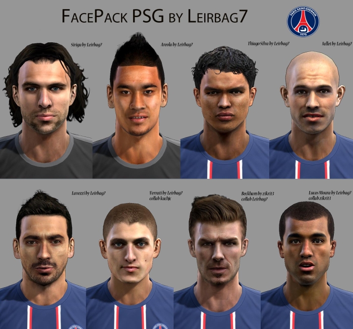 FacePack PSG PES 2013