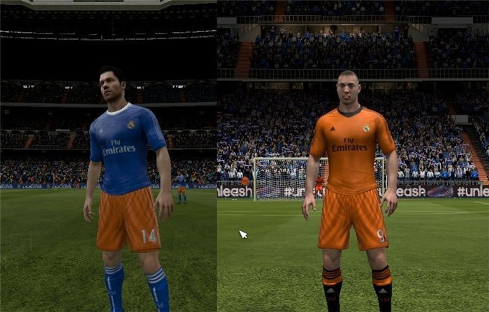 Real Madrid 13/14 Away & Third kits