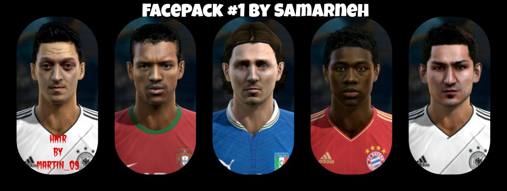 PES 2013 Facepack #1