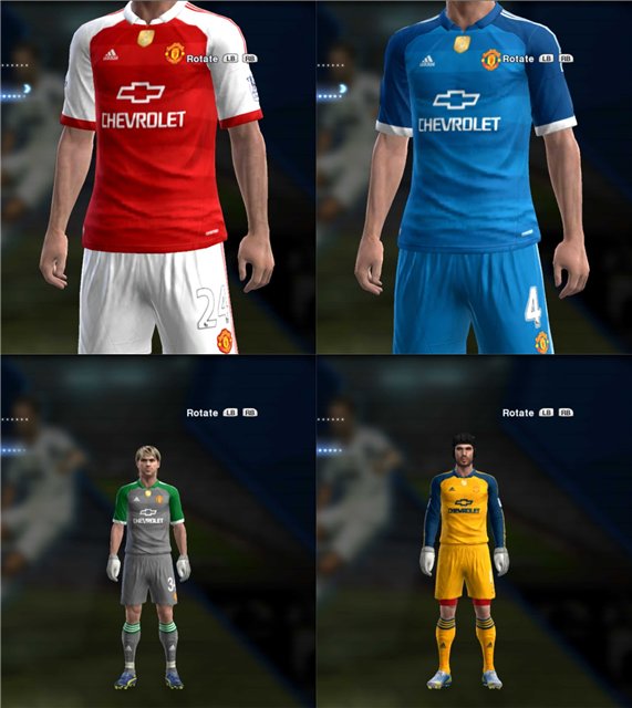 Fantasy Kits Man. United Sponsor Chevrolet