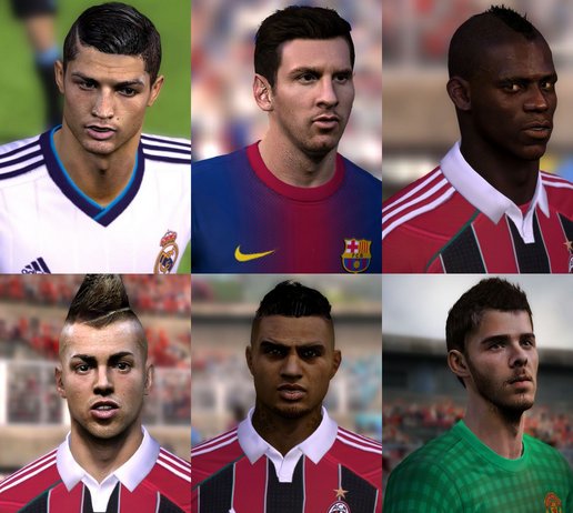 International FIFA 13 Faces Pack