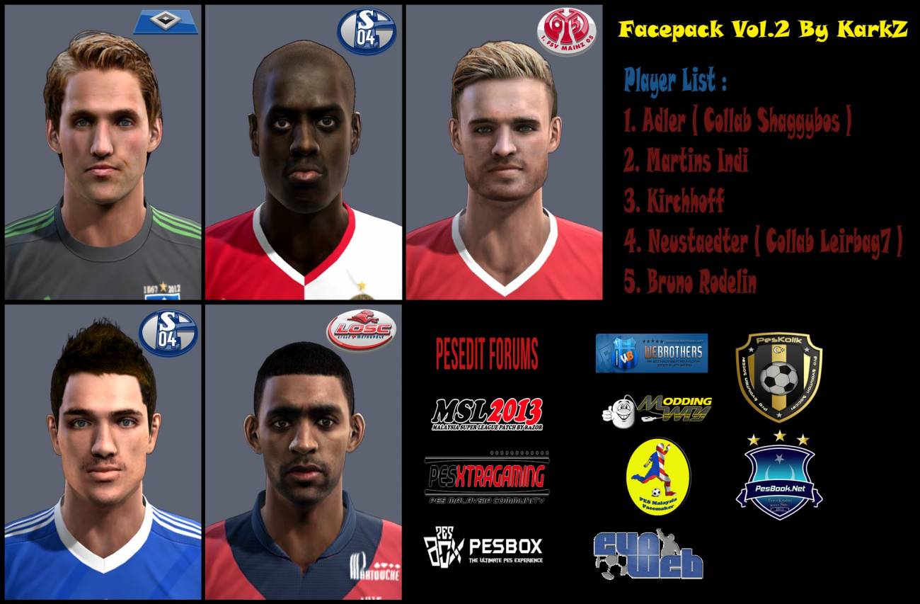 PES 2013 Facepack v3