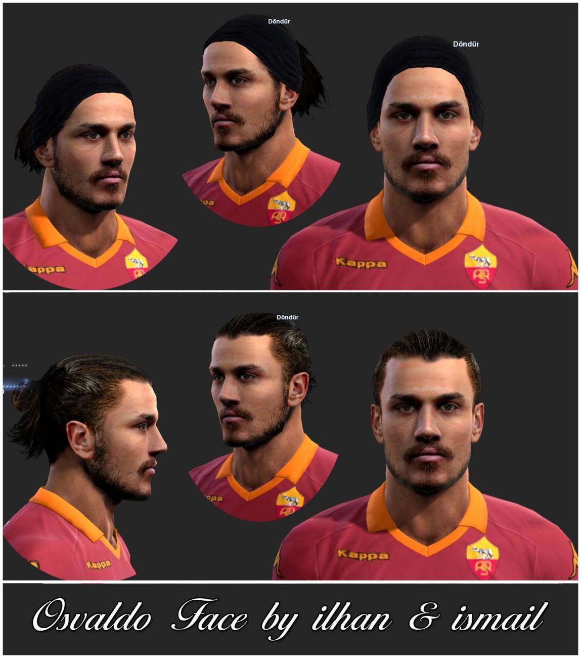 Osvaldo PES 2013 Face